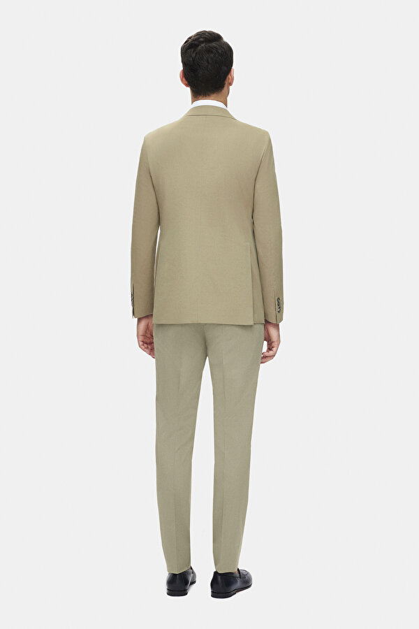 BEIGE COTTON/WOOL SUIT 2