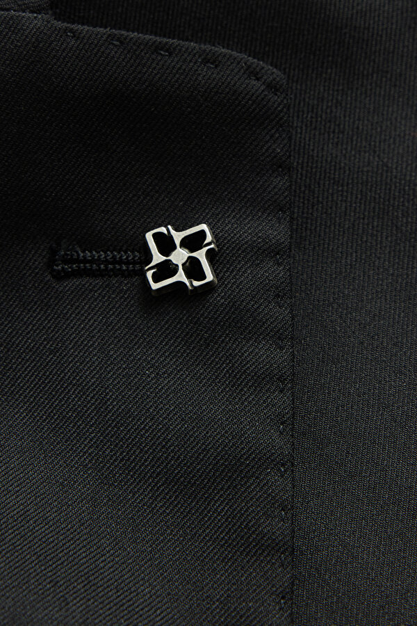 BLACK WOOL/SILK SUIT 7