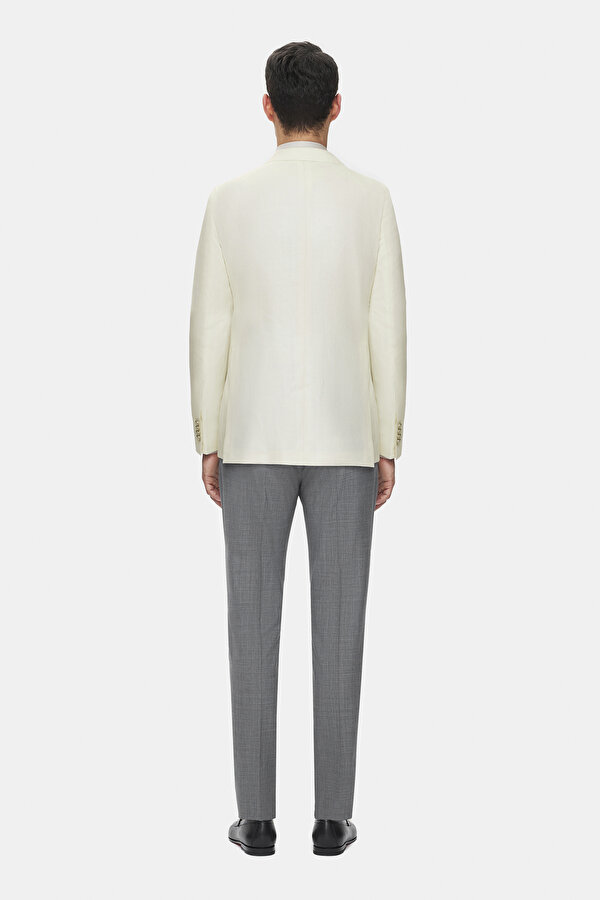 ECRU SURPLICE NECKLINE (CROSS-OVER NECKLINE) JACKET 2