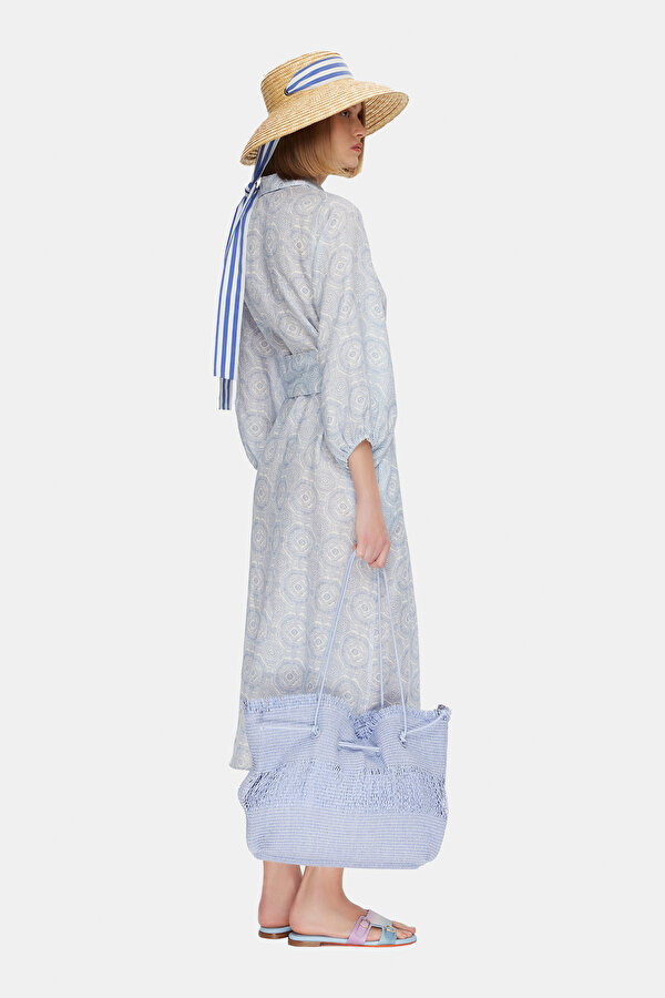 BLUE LONG SLEEVE DRESS 2