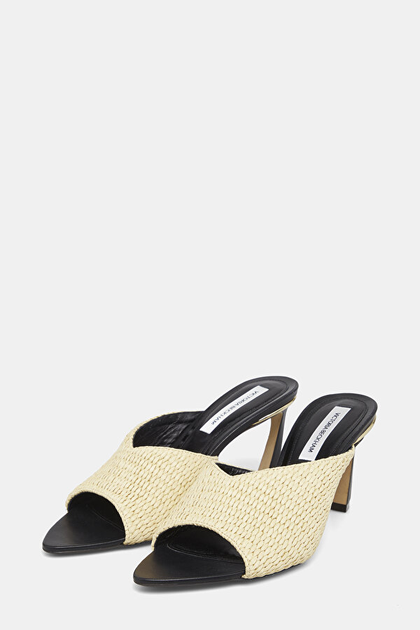 BLACK RAFFIA SLIPPER 2