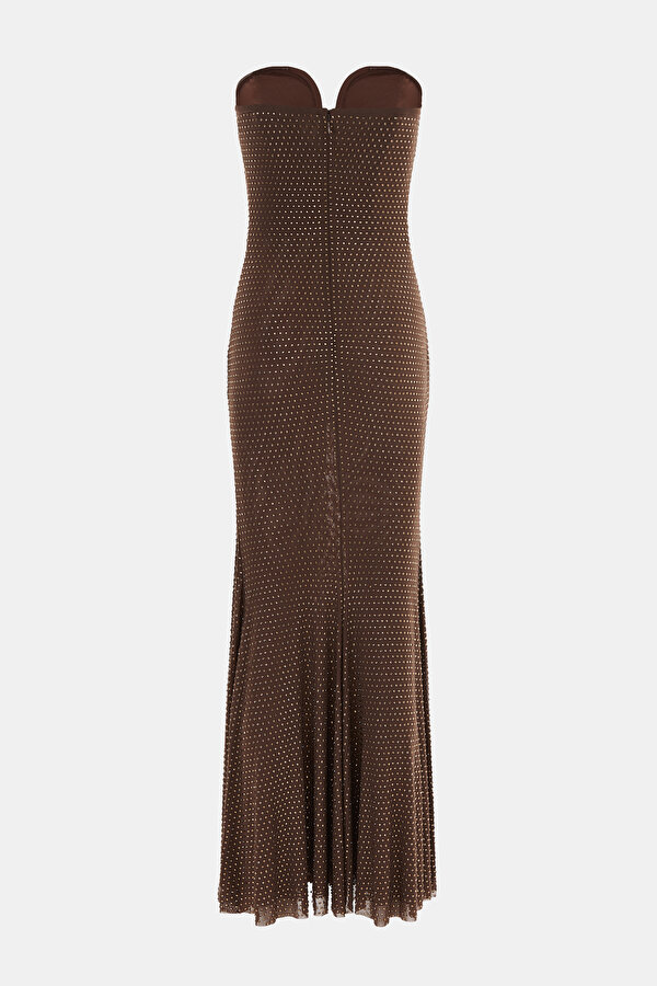 BROWN MAXI DRESS 2