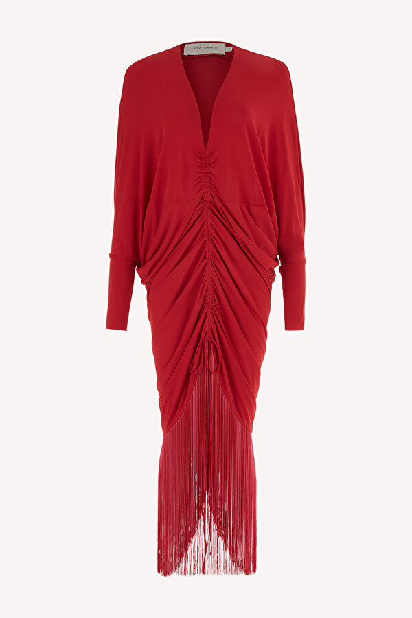 RED MAXI DRESS