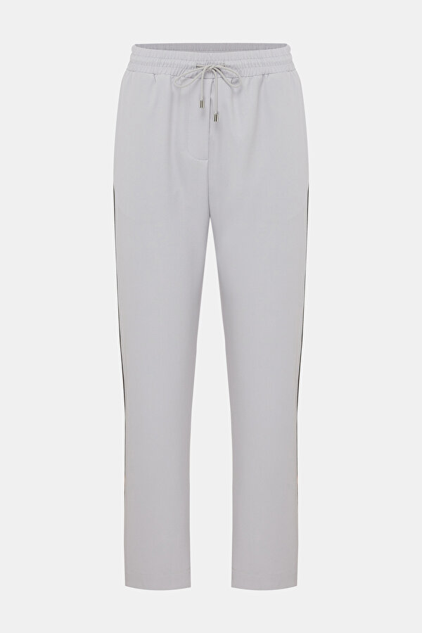 LIGHT GREY STRAIGHT CUT TROUSERS