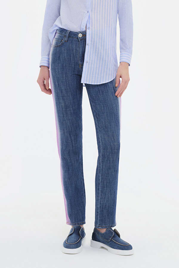 WHITE BATIK SKINNY LEG TROUSERS 2