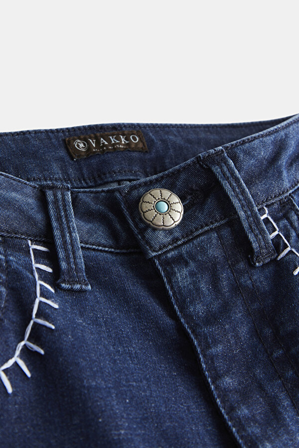 LACİVERT JEAN PANTOLON 7