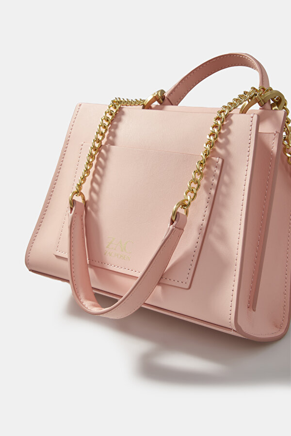 LIGHT PINK LEATHER BAG 6