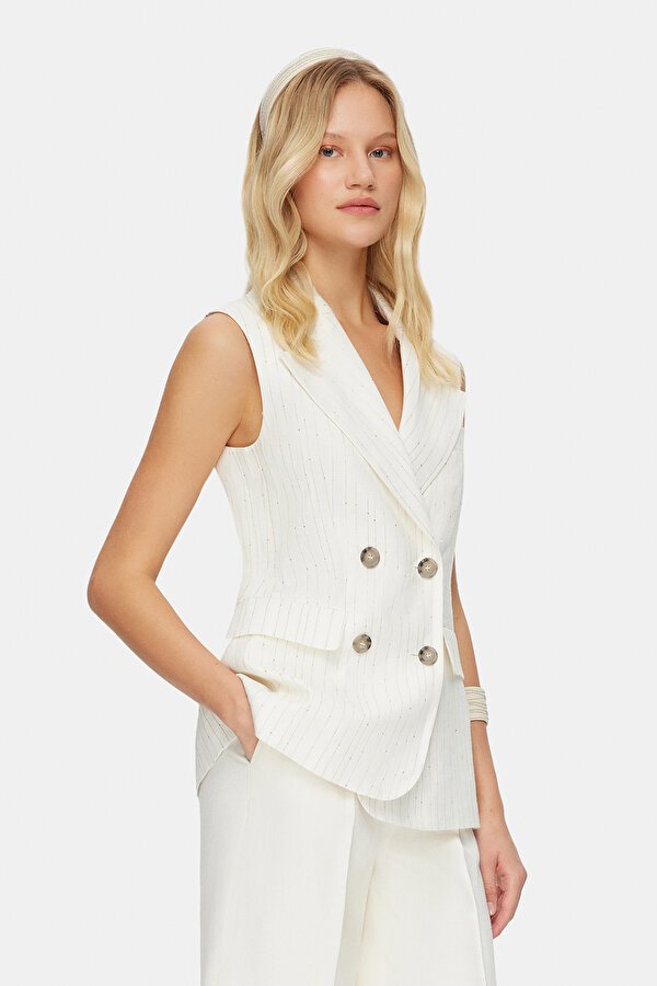 DORE SURPLICE NECKLINE (CROSS-OVER NECKLINE) VEST