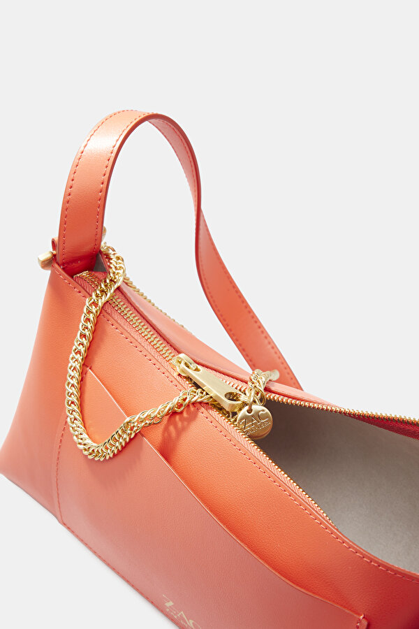 ORANGE LEATHER BAG 6