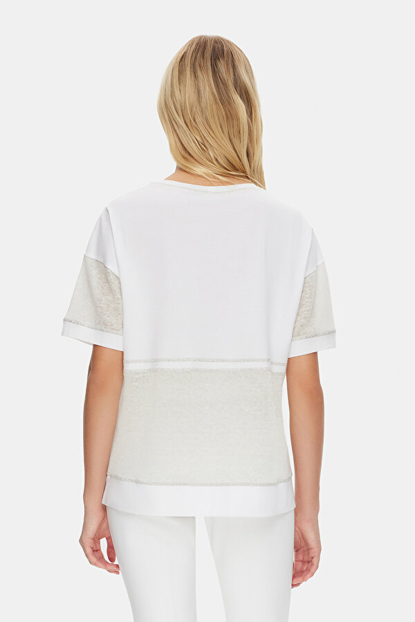 SILVER BASIC / ROUND NECKLINE SHORT SLEEVE TSHIRT 2