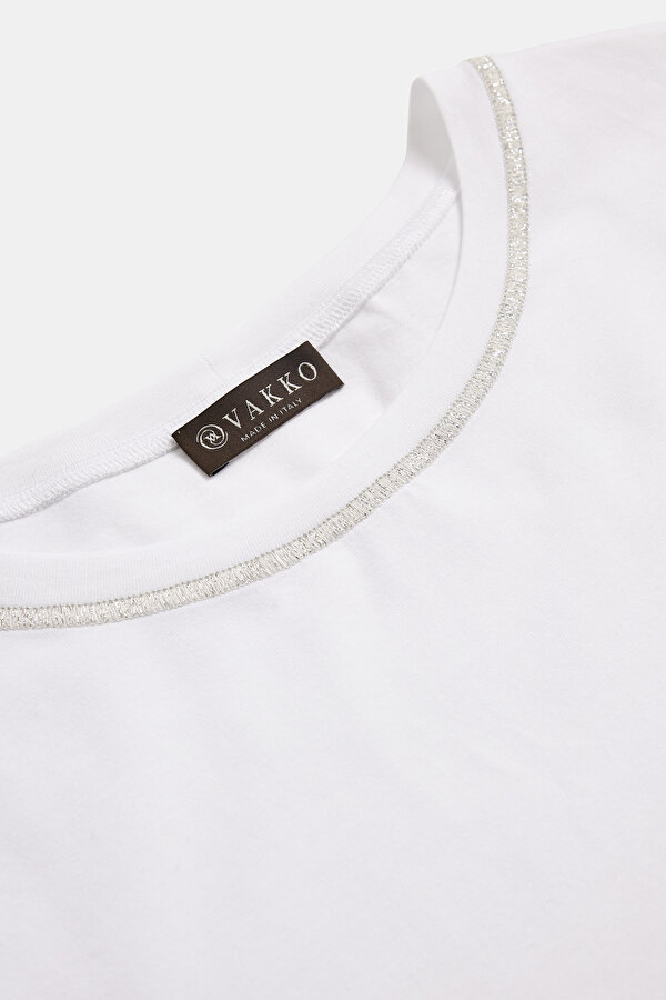SILVER BASIC / ROUND NECKLINE SHORT SLEEVE TSHIRT 6