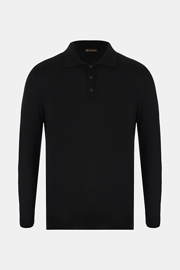 BLACK TRICOT JERSEY