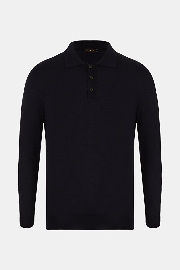 NAVY BLUE TRICOT JERSEY