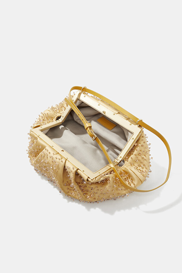 ORANGE SATIN BAG 7