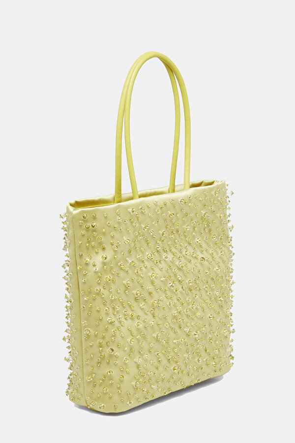GREEN SATIN BAG 2