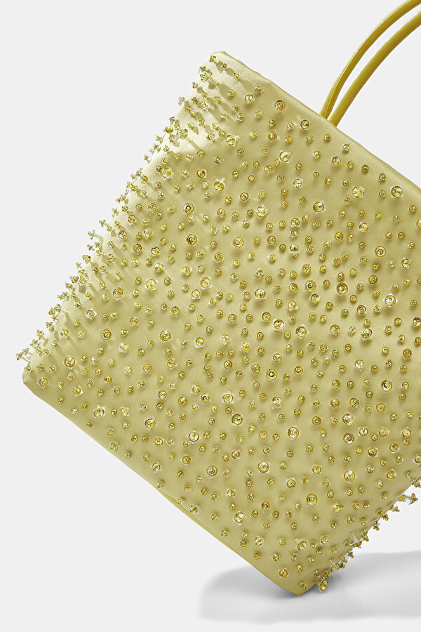 GREEN SATIN BAG 7