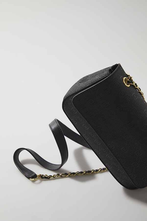 BLACK MONOGRAM BAG 6