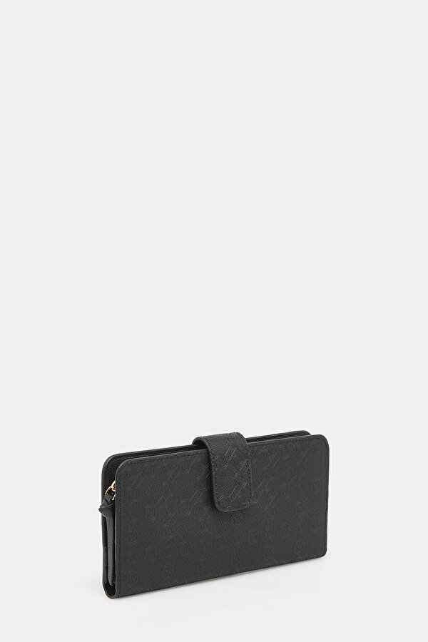 BLACK MONOGRAM WALLET 2