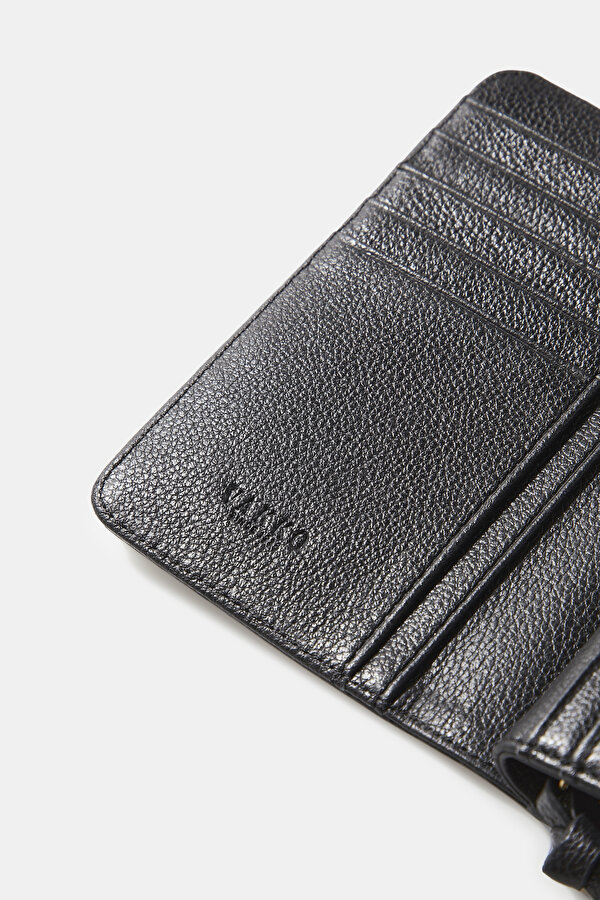 BLACK MONOGRAM WALLET 7