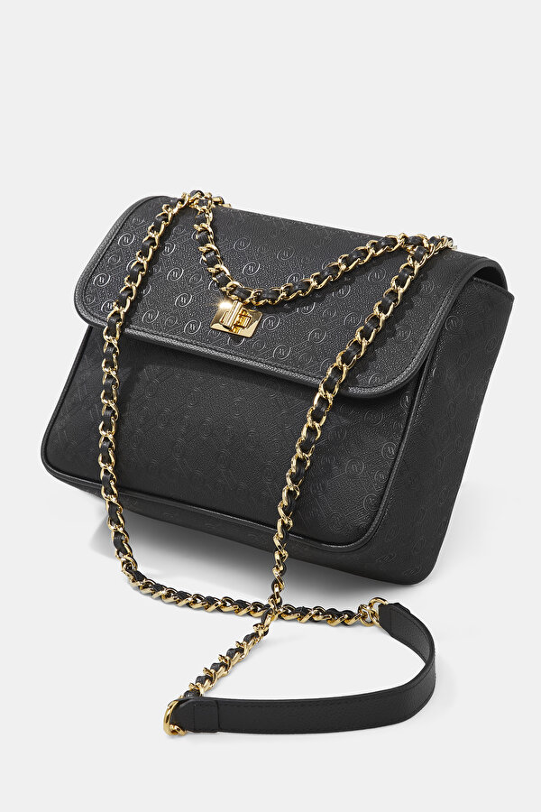 BLACK MONOGRAM BAG 6