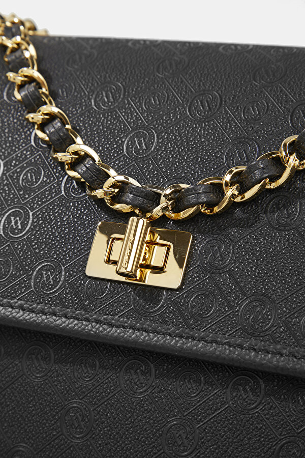 BLACK MONOGRAM BAG 7