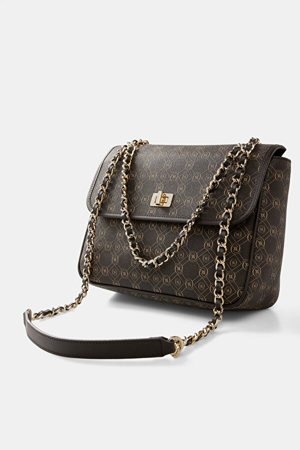 BEIGE MONOGRAM BAG 7