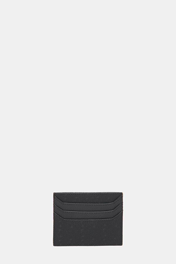 BLACK MONOGRAM WALLET