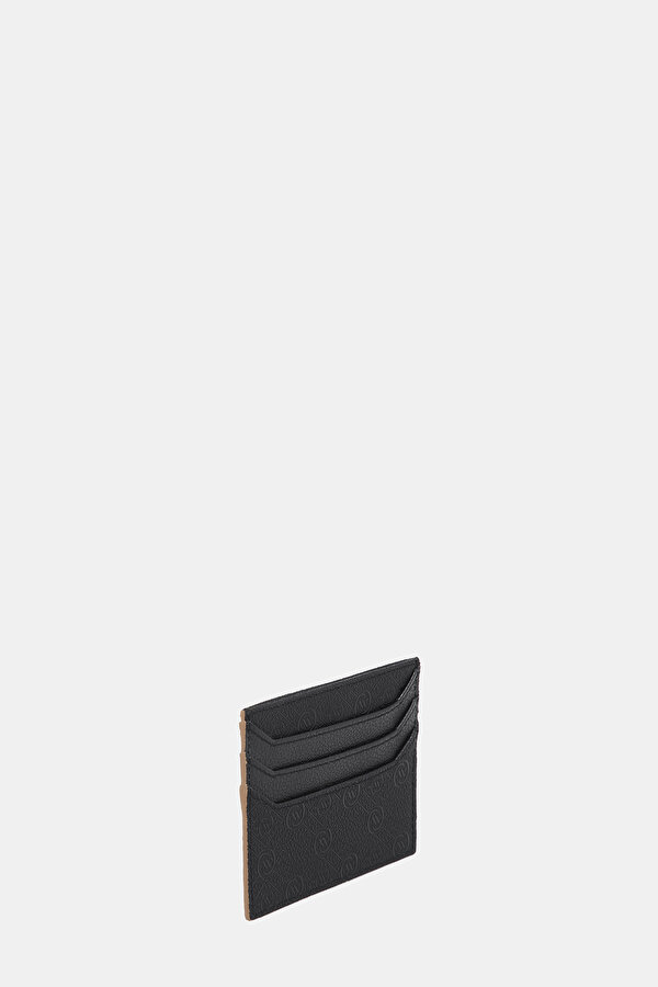 BLACK MONOGRAM WALLET 2