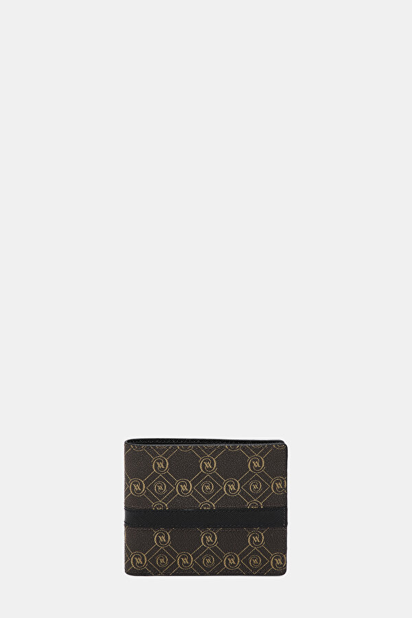 KAHVE MONOGRAM CÜZDAN