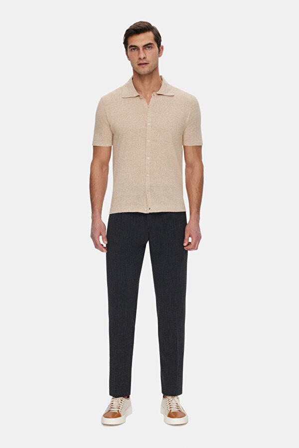 BEJ POLO YAKA KISA KOLLU T-SHIRT 2