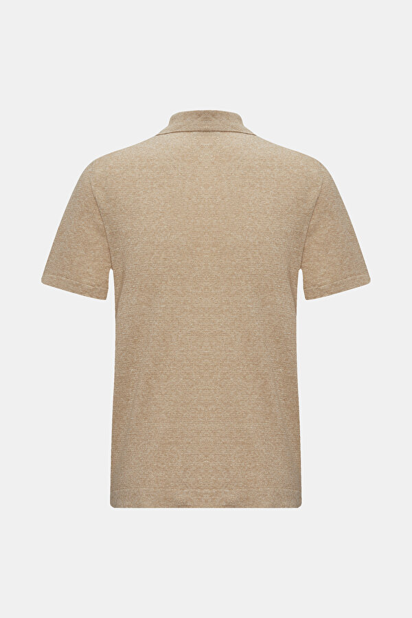 BEJ POLO YAKA KISA KOLLU T-SHIRT 6