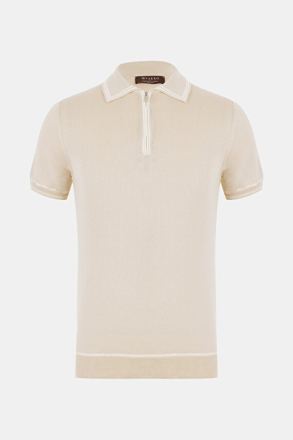 BEIGE SHORT SLEEVE TSHIRT