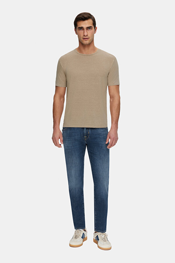 POWDER BASIC / ROUND NECKLINE SHORT SLEEVE TSHIRT 2