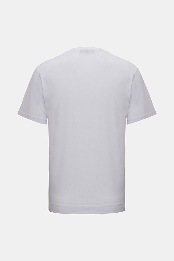 EKRU V YAKA KISA KOLLU T-SHIRT 2