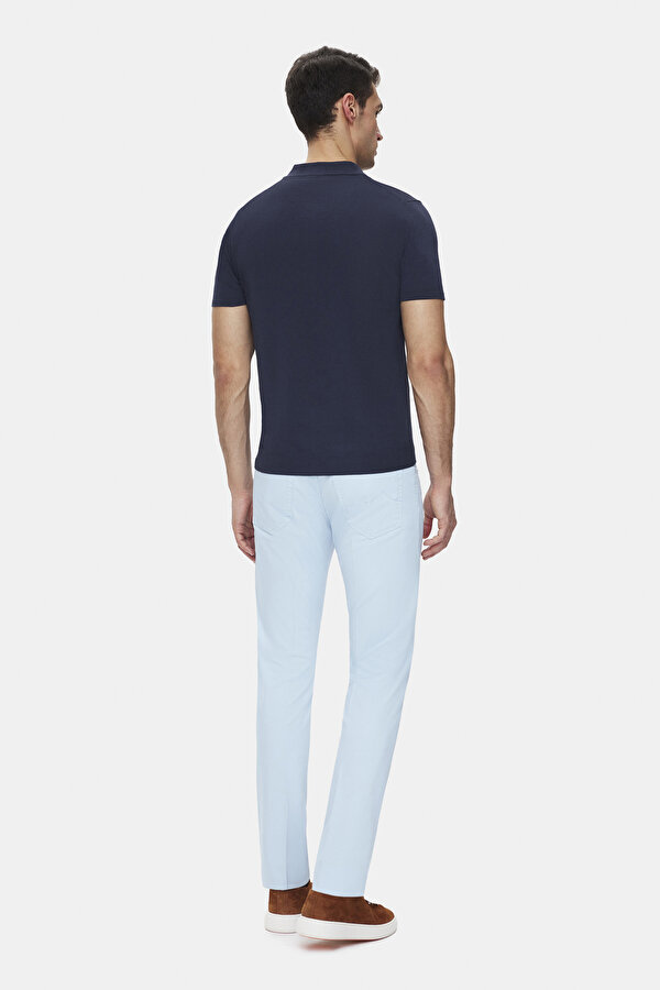 LACİVERT POLO YAKA KISA KOLLU T-SHIRT 2