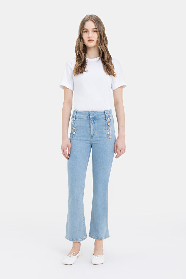 SHORT FLARE PANTS 7