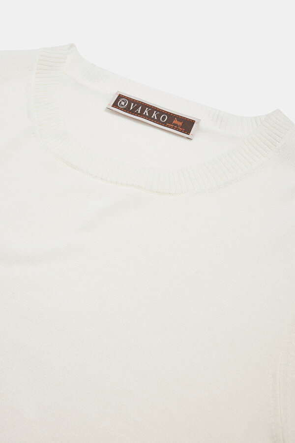 ECRU BASIC / ROUND NECKLINE JERSEY 6