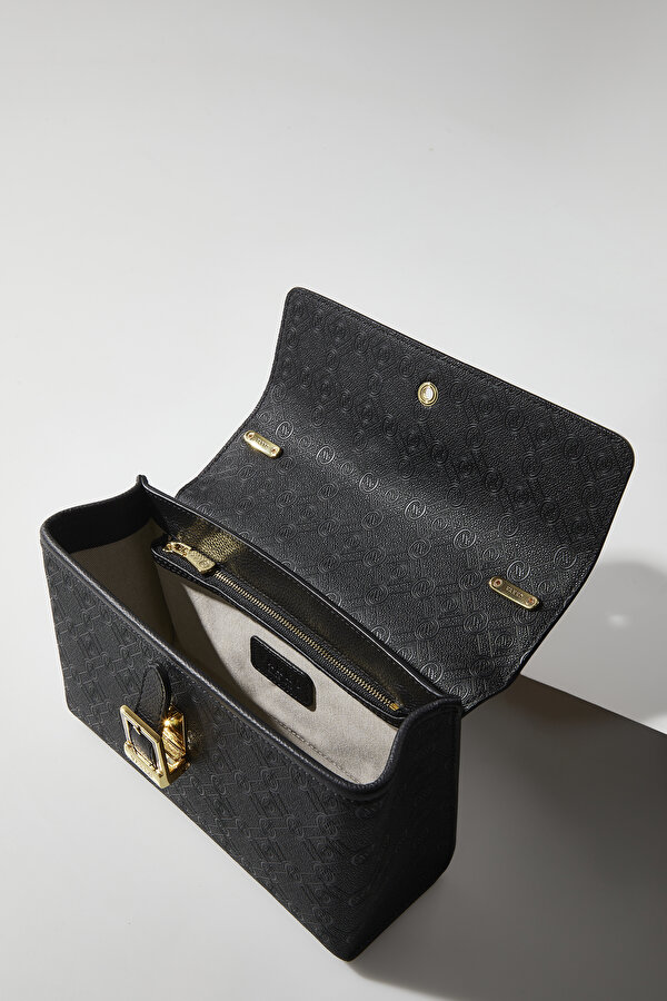BLACK MONOGRAM BAG 7