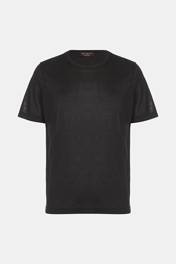 NAVY BLUE BASIC / ROUND NECKLINE SHORT SLEEVE TSHIRT 2