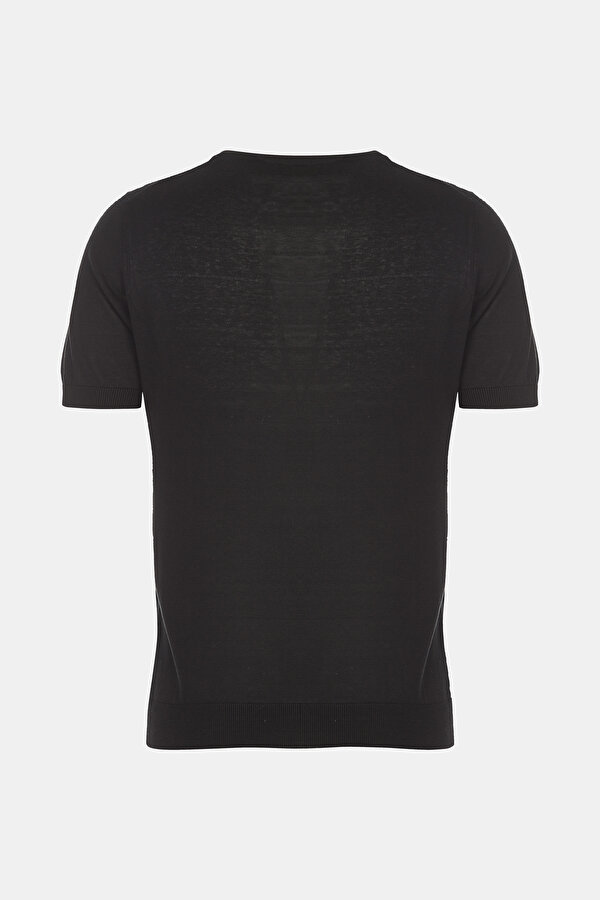 SİYAH O YAKA KISA KOLLU T-SHIRT 2