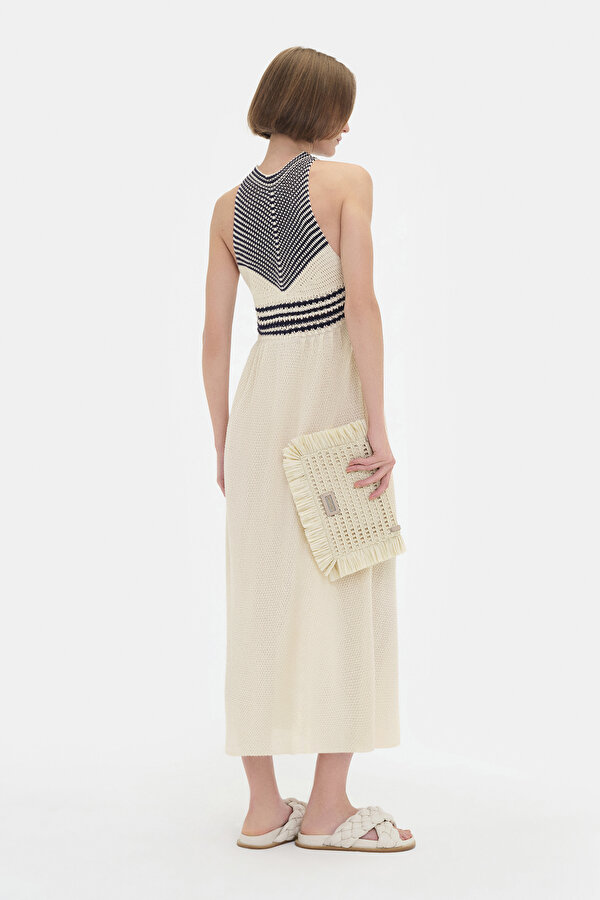 NAVY BLUE SLEEVELESS DRESS 2