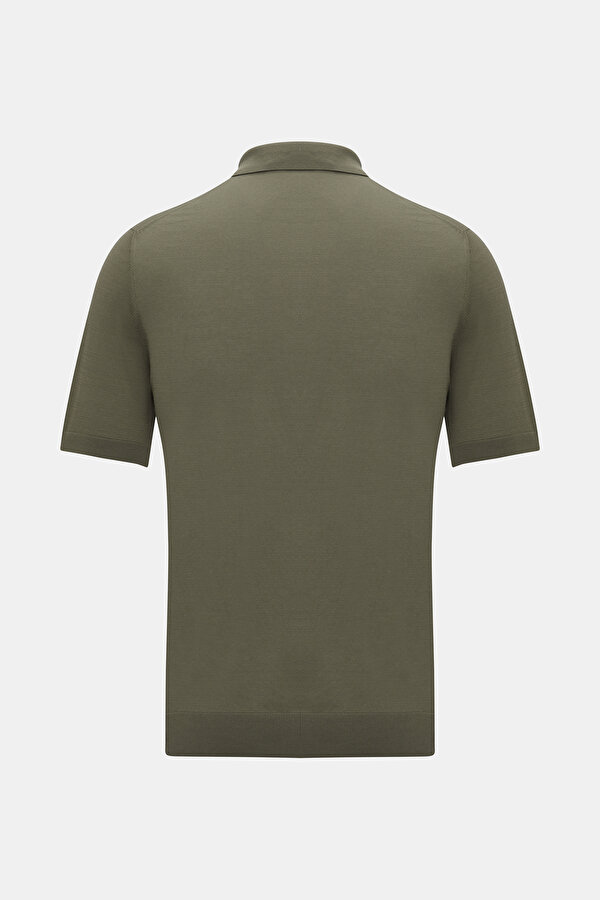 YEŞİL POLO YAKA KISA KOLLU T-SHIRT 2