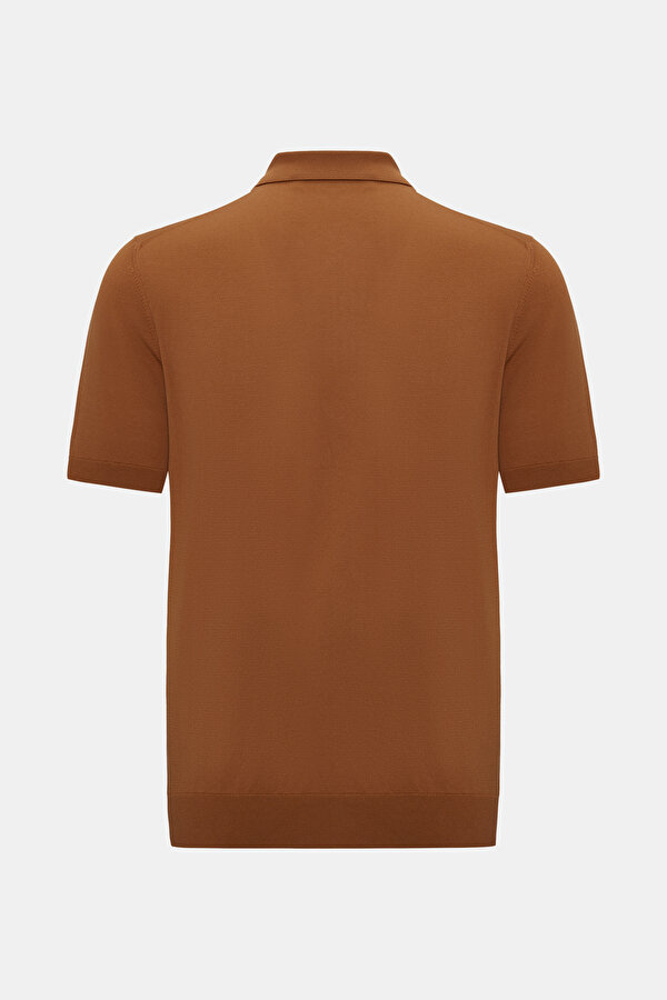 KİREMİT POLO YAKA KISA KOLLU T-SHIRT 2
