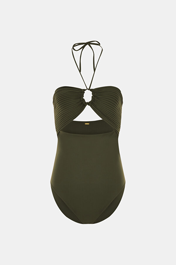DARK GREEN SWIMSUIT