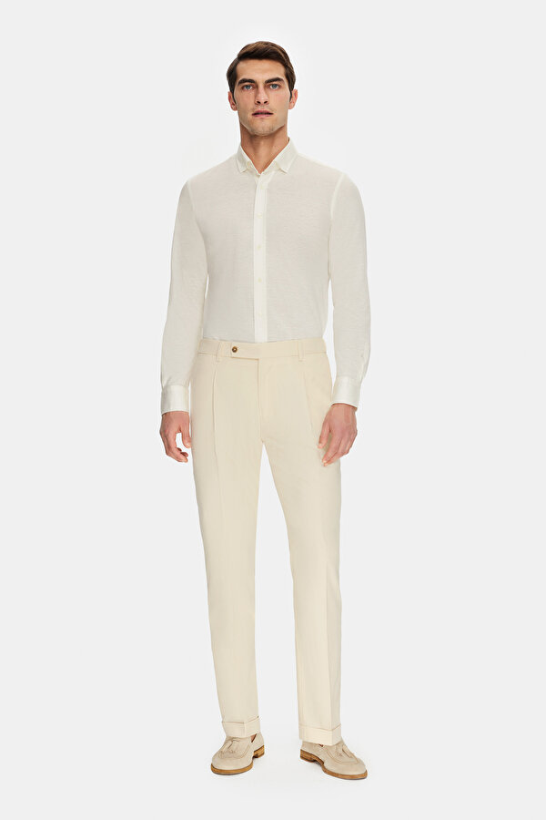 CREAM TROUSERS