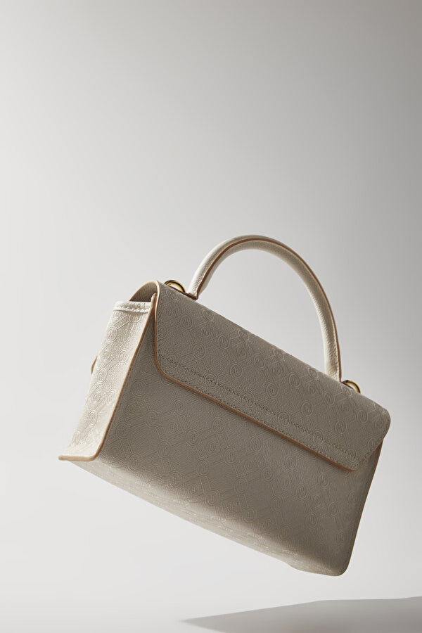 ECRU MONOGRAM BAG 6