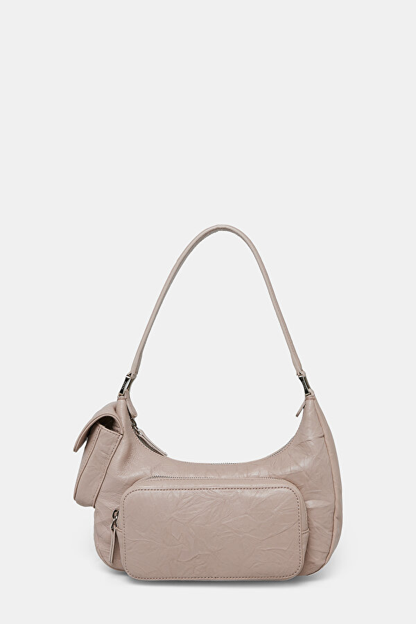 MINK MONOGRAM LEATHER BAG