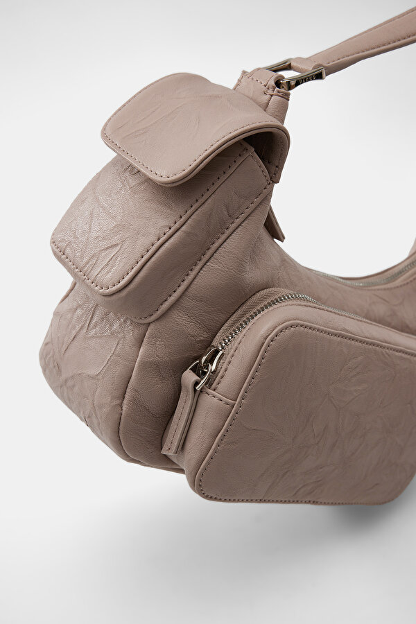 MINK MONOGRAM LEATHER BAG 7