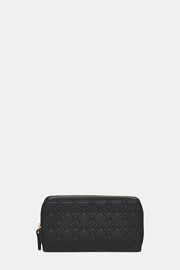 TAN MONOGRAM LEATHER WALLET