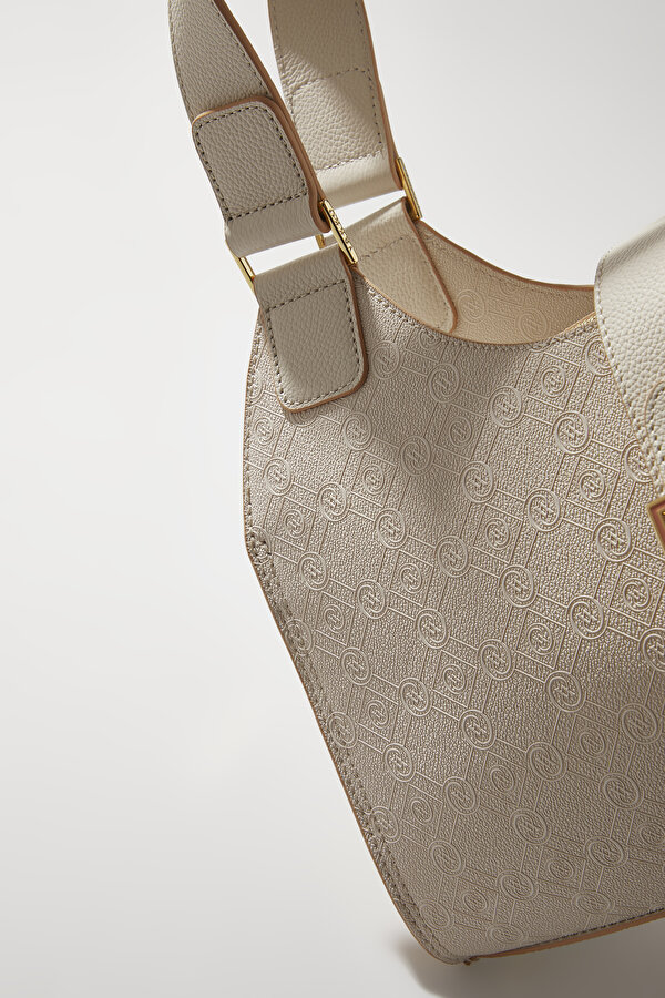 ECRU MONOGRAM BAG 6